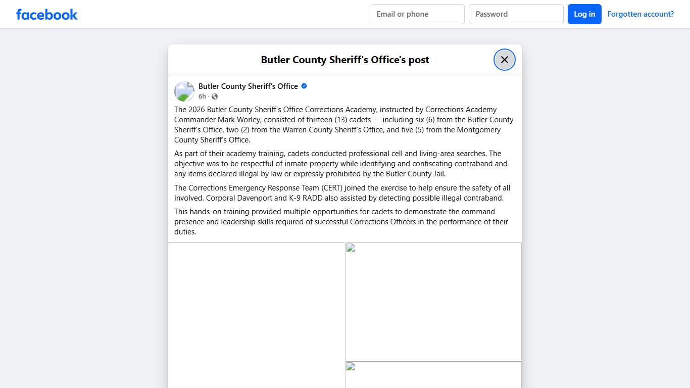 The 2026 Butler County... - Butler County Sheriff's Office | Facebook